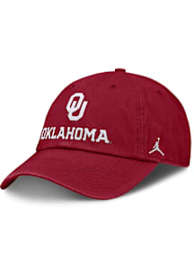 Nike Oklahoma Sooners CLUB CAP Adjustable Hat - Crimson