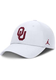 Nike Oklahoma Sooners Structured Club Cap Adjustable Hat - White