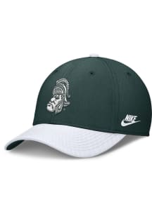 Michigan State Spartans Nike Dri-Fit Structured Rise Swooshflex Flex Hat - Green