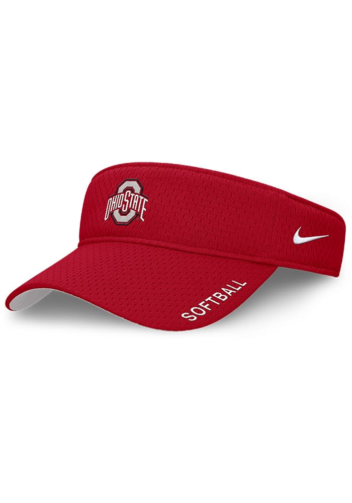 Ohio State Buckeyes Nike Visor Hat cap Strap Back Lightweight Swoosh  College