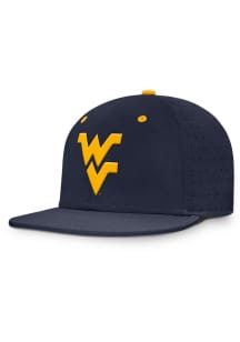 Nike West Virginia Mountaineers Mens Navy Blue Dugout True Aero Bill Fitted Hat