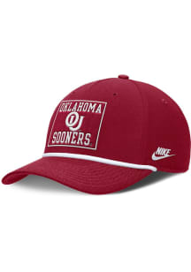 Nike Oklahoma Sooners Academic Structured Rise Adjustable Hat - Crimson