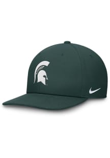 Michigan State Spartans Nike Pro Flat Brim Snapback Mens Snapback - Green