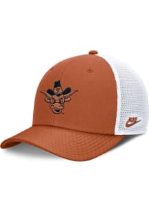 Nike Texas Longhorns Structured Rise Trucker Adjustable Hat - Burnt Orange
