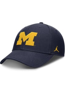 Nike Navy Blue Michigan Wolverines Structured Club Cap Adjustable Hat