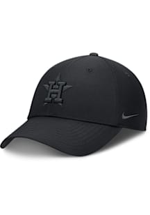 Nike Houston Astros Tonal Ripstop Club Structured Adjustable Hat - Black