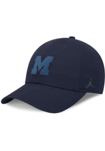 Nike Navy Blue Michigan Wolverines Jordan Brand Club Unstructured Adjustable Hat