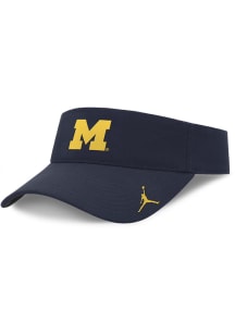 Michigan Wolverines Nike Jordan Brand Dri-Fit Ace Swoosh Mens Adjustable Visor - Navy Blue