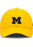 Nike Michigan Wolverines Jordan Brand Dri-Fit Club Structured Adjustable Hat - Yellow
