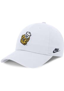 Nike White Michigan Wolverines Dri-Fit Club Unstructured Swoosh Adjustable Hat