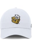 Nike Michigan Wolverines Dri-Fit Club Unstructured Swoosh Adjustable Hat - White