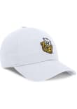 Nike Michigan Wolverines Dri-Fit Club Unstructured Swoosh Adjustable Hat - White