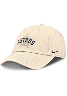 Nike Houston Astros Tonal Statement Club Meshback Adjustable Hat - Ivory