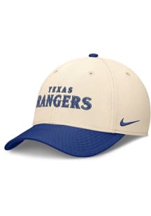 Nike Texas Rangers Mens Ivory 2T Tonal Statement Swooshflex Flex Hat