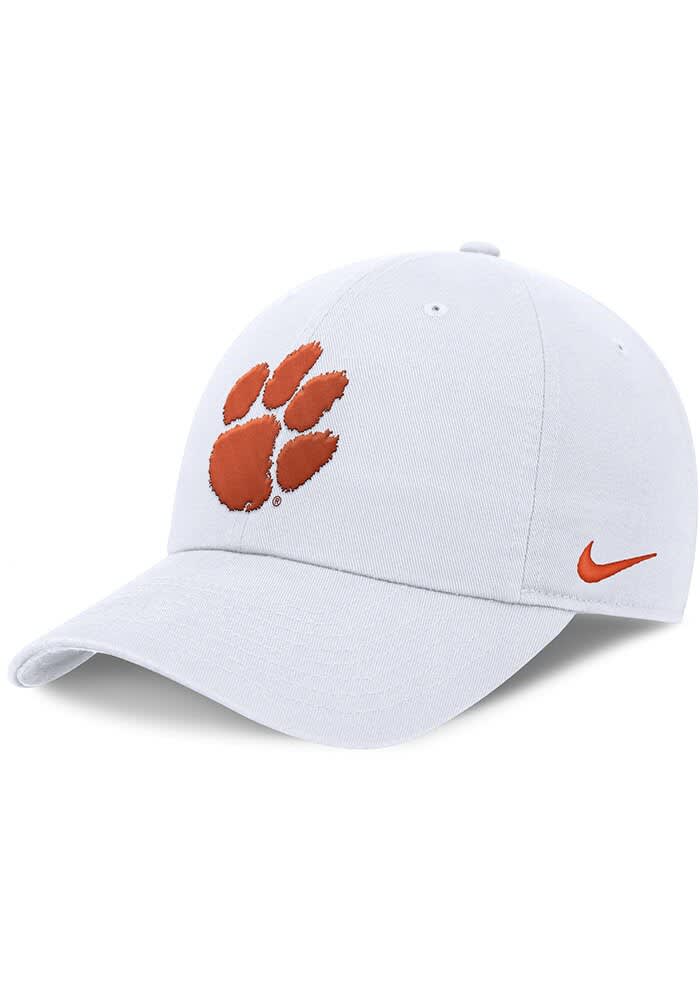 【入手困難!!】ナイキ ✈︎刺繍ロゴ CLEMSON アーチロゴ ゆるだぼ Nike Clemson Tigers White NIKE DRI FIT CLUB UNSTRUCTURED CAP