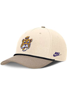 Nike LSU Tigers Rise Legacy 5P Structured Adjustable Hat - Natural