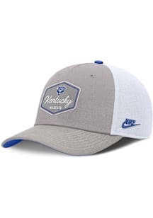 Nike Kentucky Wildcats NIKE RISE LEGACY 5P STRUCTURED TRUCKER CAP Adjustable Hat - Grey
