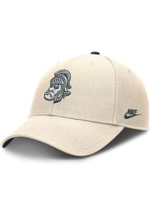 Nike Natural Michigan State Spartans NIKE DRI FIT RISE LEGACY STRUCTURED ADJUSTABLE CAP Adjustable..