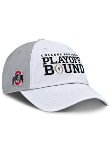 Nike White Ohio State Buckeyes 2024 College Football Playoff Bound Nike Club Cap Adjustable Hat