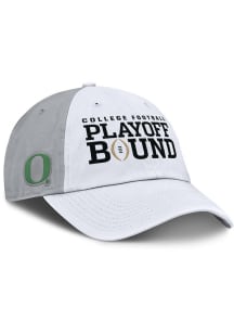 Nike White Oregon Ducks 2024 College Football Playoff Bound Nike Club Cap Adjustable Hat