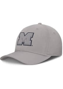 Michigan Wolverines Nike Rise Structured Flex Hat - Grey
