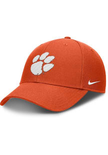 Nike Clemson Tigers Nike Dri Fit Club Structured Cap Adjustable Hat - Orange