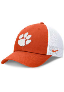 Nike Clemson Tigers Nike Club Unstructured Mesh Trucker Adjustable Hat - Orange