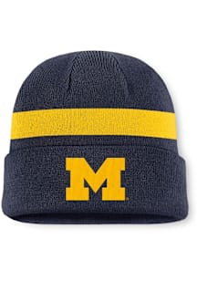 Nike Michigan Wolverines Blue Campus Utility Cuffed Beanie Mens Knit Hat