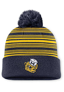 Nike Michigan Wolverines Blue Peak Cuffed Beanie Mens Knit Hat