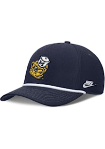 Nike Michigan Wolverines 5 Panel Rise Structured Cap Vin Adjustable Hat - Blue