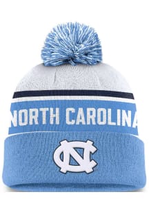 Nike North Carolina Tar Heels Light Blue Jordan Brand Peak Pom Beanie Mens Knit Hat