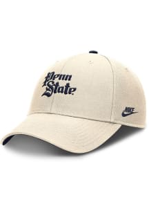 Nike Natural Penn State Nittany Lions NIKE DRI FIT RISE LEGACY STRUCTURED ADJUSTABLE CAP Adjustabl..