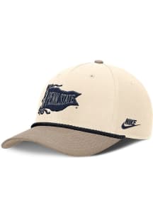 Nike Natural Penn State Nittany Lions Rise Legacy 5P Structured Adjustable Hat