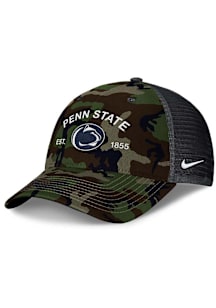 Nike Olive Penn State Nittany Lions NIKE MILITARY RISE STRUCTURED TRUCKER Adjustable Hat