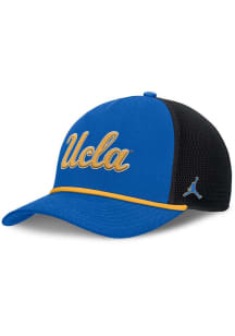 Nike Blue UCLA Bruins JORDAN BRAND RISE PRIMETIME 5P STRUCTURED TRUCKER CAP Adjustable Hat