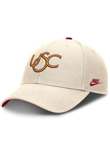 Nike Natural USC Trojans NIKE DRI FIT RISE LEGACY STRUCTURED ADJUSTABLE CAP Adjustable Hat