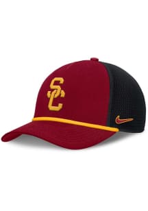 Nike Cardinal USC Trojans NIKE RISE PRIMETIME 5P STRUCTURED TRUCKER CAP Adjustable Hat