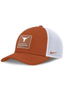 Nike Texas Longhorns NIKE RISE GAMEDAY 5 PANEL STRUCTURED TRUCKER CAP Adjustable Hat - Burnt Orang..