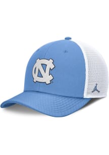Nike North Carolina Tar Heels NIKE RISE STRUCTURED TRUCKER CAP Adjustable Hat - Light Blue