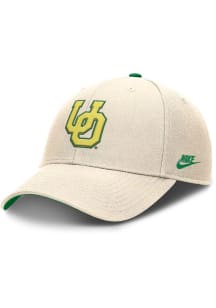 Nike Natural Oregon Ducks NIKE DRI FIT RISE LEGACY STRUCTURED ADJUSTABLE CAP Adjustable Hat