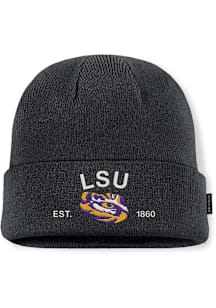Nike LSU Tigers Black NIKE MILITARY TERRA BEANIE CAP Mens Knit Hat