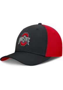 Ohio State Buckeyes Nike NIKE RISE LOCAL SWOOSHFLEX CAP Flex Hat - Black