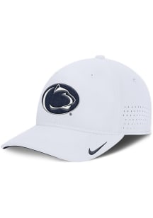 Penn State Nittany Lions Nike NIKE DRI-FIT CLUB GAMEDAY STR AEROBILL SWOOSHFLEX CAP Flex Hat - Whi..