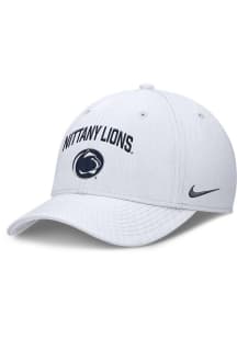 Penn State Nittany Lions Nike NIKE DRI-FIT RISE GAMEDAY STRUCTURED SWOOSHFLEX CAP Flex Hat - White