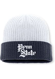 Nike Penn State Nittany Lions Navy Blue NIKE PEAK LEGACY UTILITY BEANIE CAP Mens Knit Hat