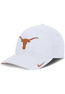 Nike Texas Longhorns Mens White NIKE DRI-FIT CLUB GAMEDAY STR AEROBILL SWOOSHFLEX CAP Flex Hat
