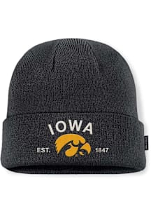 Nike Iowa Hawkeyes Black NIKE MILITARY TERRA BEANIE CAP Mens Knit Hat