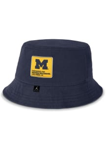 Michigan Wolverines Nike JORDAN BRAND APEX GAMEDAY BUCKET CAP Mens Bucket Hat - Blue