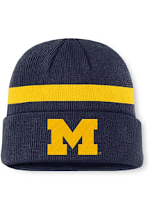 Nike Michigan Wolverines Blue JORDAN BRAND PEAK ACADEMIC UTILITY BEANIE CAP Mens Knit Hat
