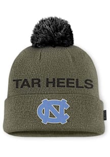 Nike North Carolina Tar Heels Olive Jordan Brand Miltary Peak Beanie Mens Knit Hat